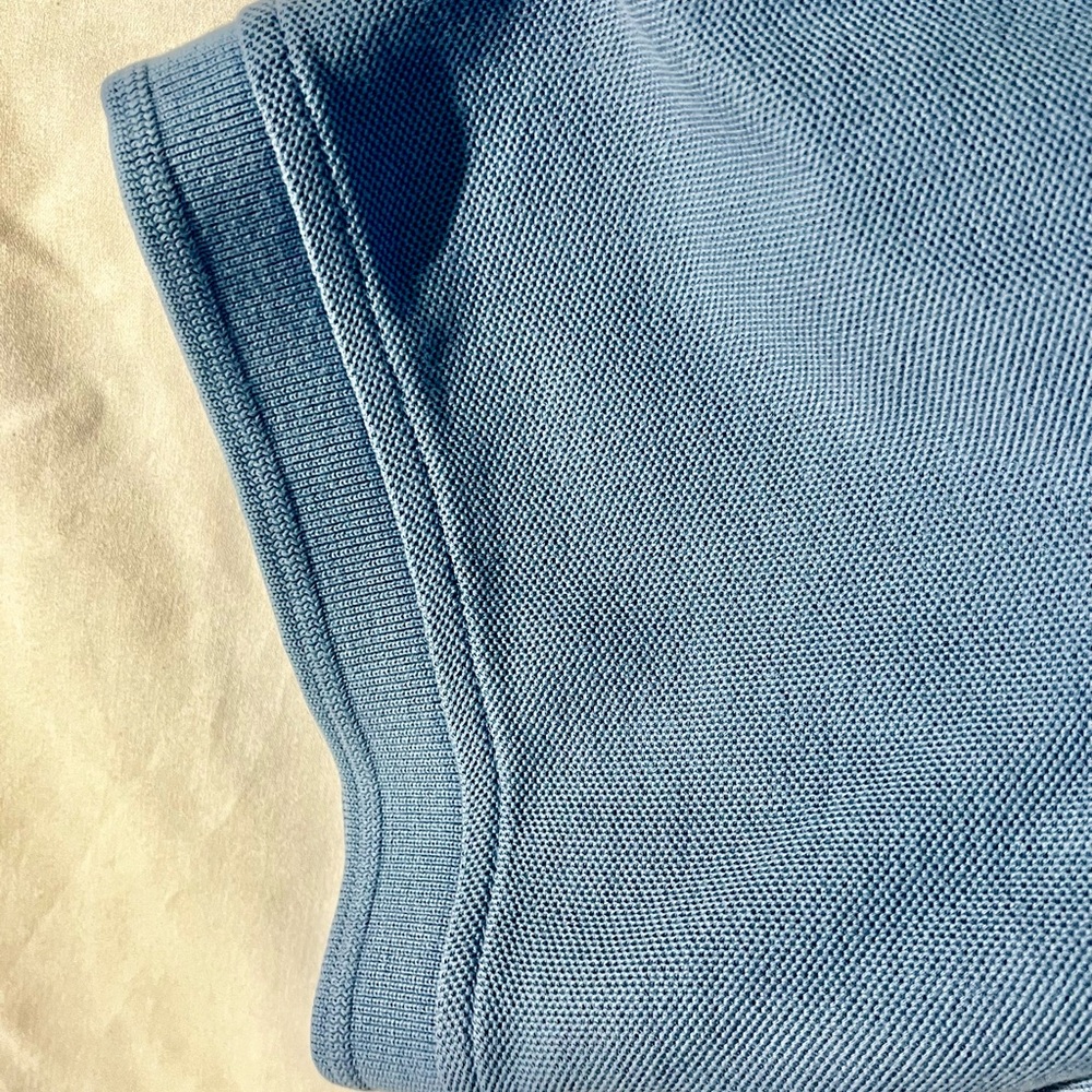 LL Bean Classic Blue Men's Polo Shirt - Picture 6 of 8